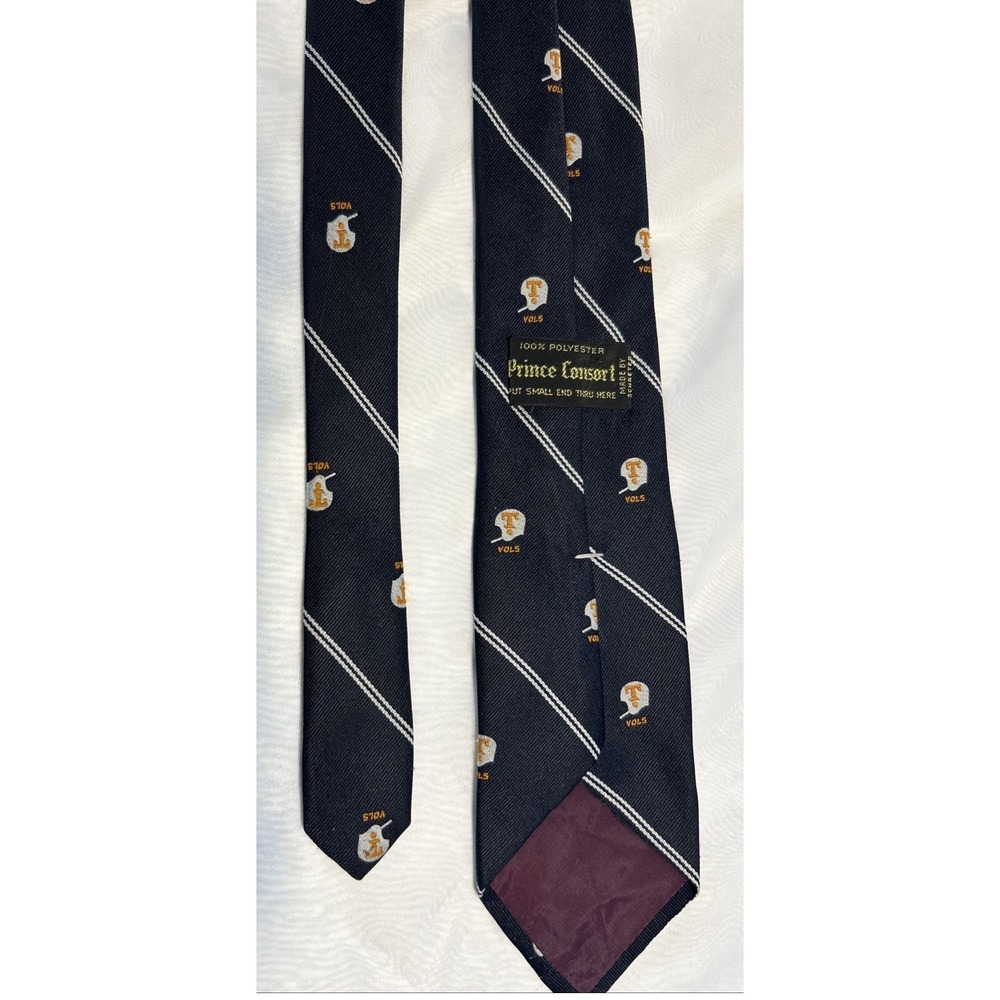 Tennessee TN Vols Football Helmet Tie Blue Orange White - Picture 5 of 7